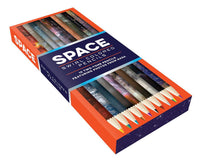 Space Swirl Colored Pencils - 10 Two-Tone Pencils Featuring Photos from NASA
