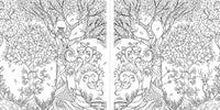 Miniature Enchanted Forest Coloring Book