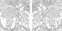 Miniature Enchanted Forest Coloring Book