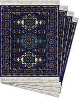 Ardabil - 4-pc CoasterRug® Set - MouseRug - Jules Enchanting Gifts