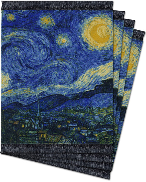 The Starry Night by Vincent van Gogh - 4-pc CoasterRug® Set
