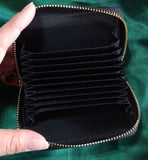 RFID Zipper Wallet - Peonies