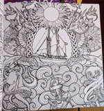 Fantastic Coloring - A Coloring Book of Amazing Places, Creatures, and Collections