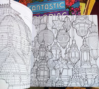Fantastic Coloring - A Coloring Book of Amazing Places, Creatures, and Collections