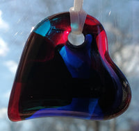 Happy Hearts Upcycled Glass Suncatchers