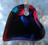 Happy Hearts Upcycled Glass Suncatchers
