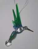Hummingbird with Crystal available in asst colors