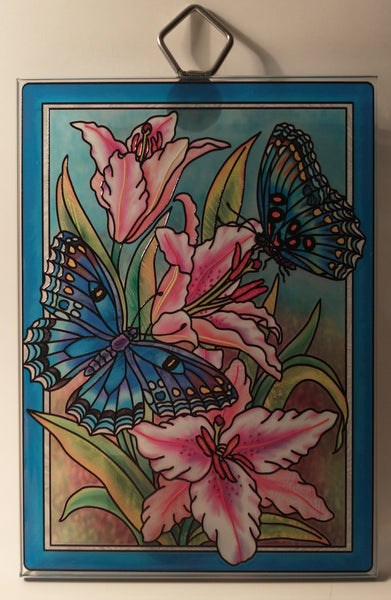 Amia Studios - Rectangular Butterflies & Lilies