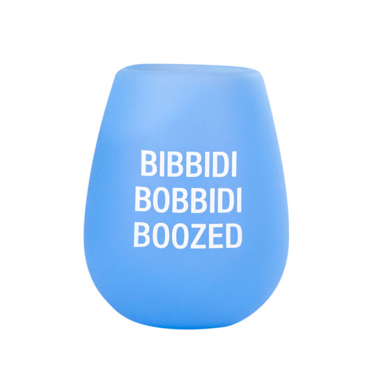 Bibbidi Bobbidi Boozed - Silicone Wine Glass