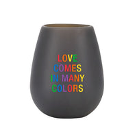 Love Comes in Many Colors - Silicone Wine Glass