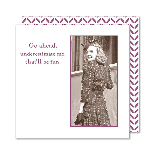 Underestimate Me - Beverage Napkins
