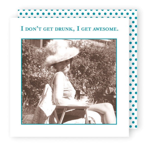 I get Awesome - Beverage Napkins - Shannon Martin - Jules Enchanting Gifts