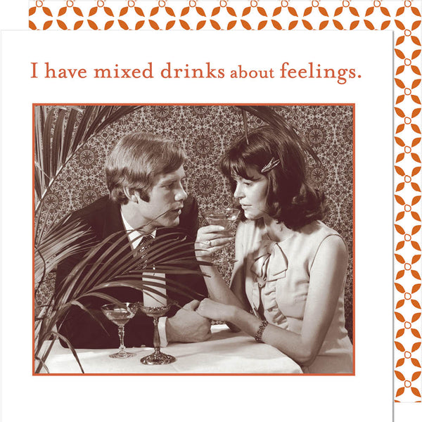 Mixed Drinks about Feelings - Beverage Napkins