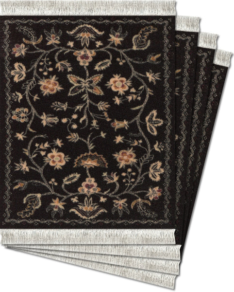 Somerset, Colonial Williamsburg Foundation Licensed Ð 4-pc CoasterRug¨ Set - MouseRug - Jules Enchanting Gifts