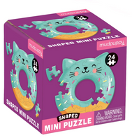 Cat Donut Shaped Mini Puzzle