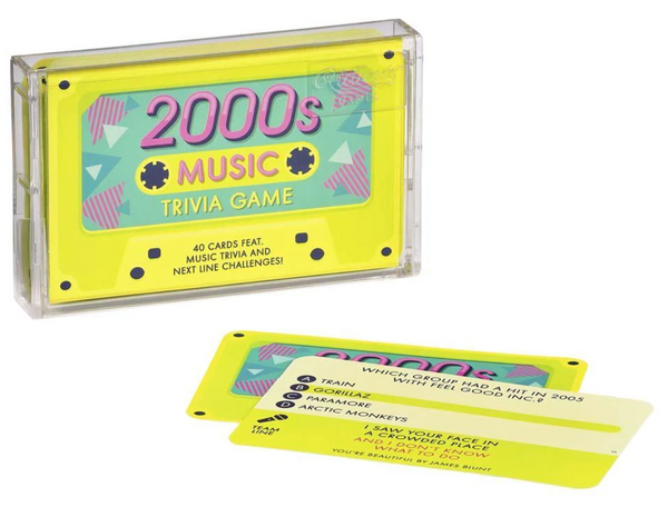 2000s Music Trivia Game in Cassette Case