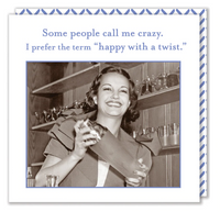 Happy with a Twist - Beverage Napkins