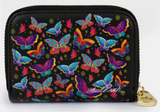 RFID Zipper Wallet - Mariposas Butterfly - Laurel Burch