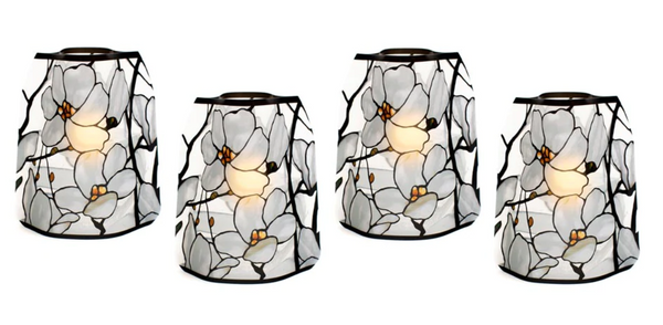 Louis C. Tiffany Magnolia Window Luminaries