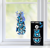 Blue Morpho Butterfly Suction Cup Vase
