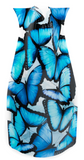 Blue Morpho Butterfly Vase