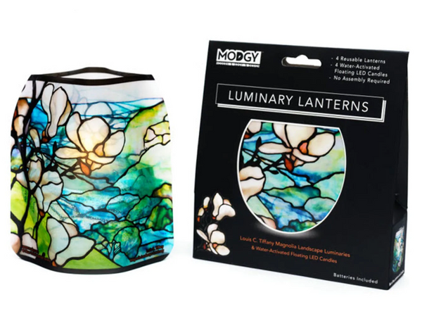 Louis C. Tiffany Magnolia Landscape Luminaries