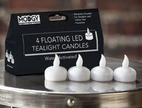 Water-Activated LED Floating Candles for Luminaries - Pack of 4