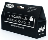 Water-Activated LED Floating Candles for Luminaries - Pack of 4