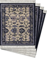 Indienne - 4-pc CoasterRug® Set