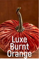 Velvet Pumpkins