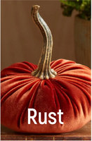Velvet Pumpkins