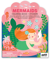 Mermaid Coloring Book with Stickers