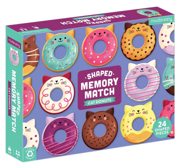 Cat Donuts Shaped Memory Matching Game
