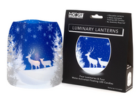 OhDeer Festive Winter Scene Luminaries