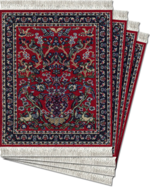 Tree of Life Ð 4-pc CoasterRug¨ Set - MouseRug - Jules Enchanting Gifts