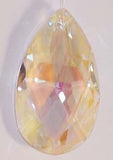Faceted Almond 50mmAQ Lead Free Aurora Borealis - Crystals - Jules Enchanting Gifts