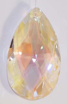Faceted Almond 50mmAQ Lead Free Aurora Borealis - Crystals - Jules Enchanting Gifts
