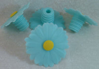 Daisy Bottle Stopper - Aqua - Charles Viancin - Jules Enchanting Gifts