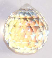 Double Faceted Ball 20mm Aurora Borealis - Crystals - Jules Enchanting Gifts