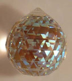 Double Faceted Ball 20mm Aurora Borealis - Crystals - Jules Enchanting Gifts