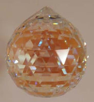 Double Faceted Ball 40mm Aurora Borealis - Crystals - Jules Enchanting Gifts