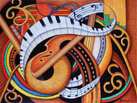 Puzzle - Sound of Soul Strings 500 Pieces - SunsOut - Jules Enchanting Gifts