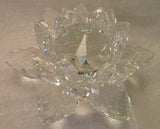 Large Crystal Lotus with 50mm Crystal Ball