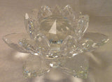 Large Crystal Lotus with 50mm Crystal Ball