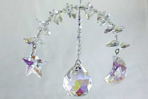 Crystal Moonbow with 30mm Crystal Ball
