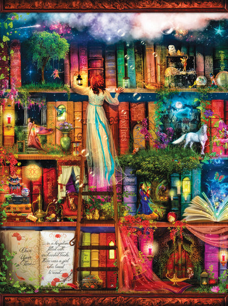 Puzzle - Treasure Hunt Bookshelf 1000 Pieces - SunsOut - Jules Enchanting Gifts
