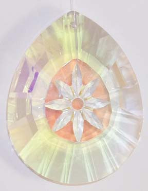 Fleur de Lis, Sil Vous Plait - Aurora Borialis 76mm - Crystals - Jules Enchanting Gifts