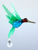 Hummingbird with Crystal available in asst colors - Oh My Gosh Josh - Jules Enchanting Gifts