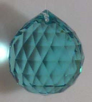 Double Faceted Ball 40mm Green - Crystals - Jules Enchanting Gifts
