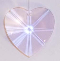 Faceted Heart 40mm Rosaline - Crystals - Jules Enchanting Gifts